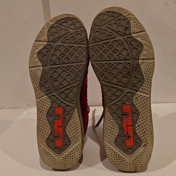 Nike Air Max LeBron 10 Low University Red 579765-600 Men's Size 11 Sneakers - Picture 13 of 16